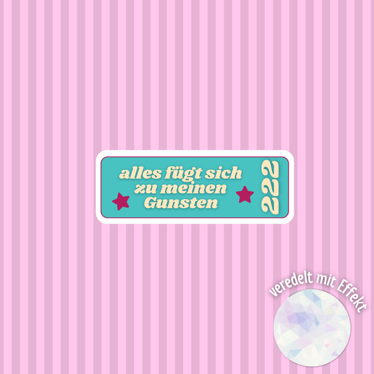 Sticker *222*