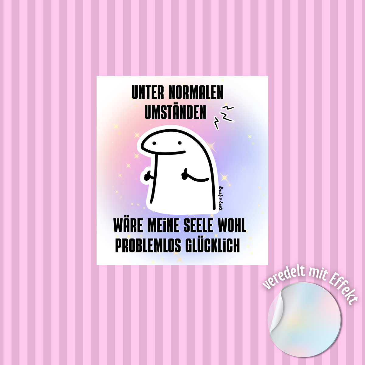 Sticker *Umstände*