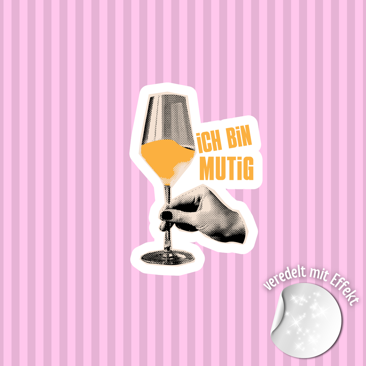 Sticker *Glas*