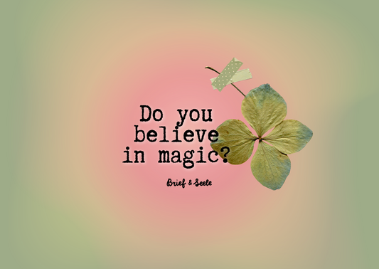 Postkarte "do you believe in magic"