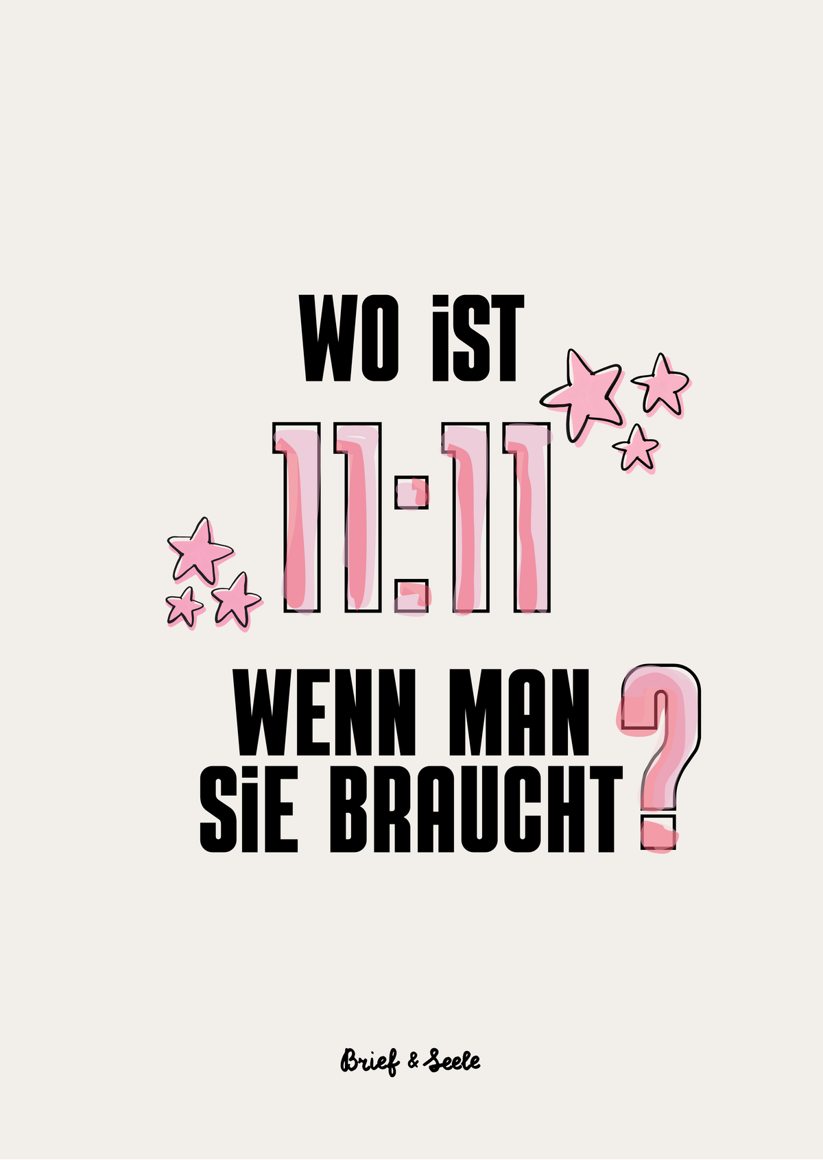 Postkarte "11:11"