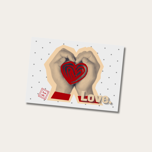 Postkarte "Lovely Hands"