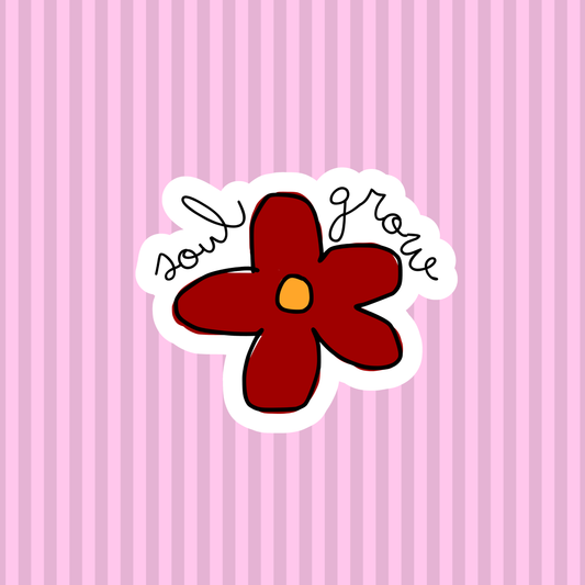 Sticker Blume *soul grow*