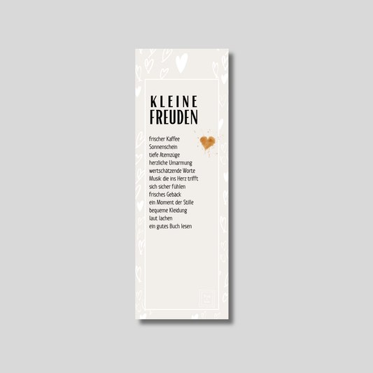 Lesezeichen "Kleine Freuden"
