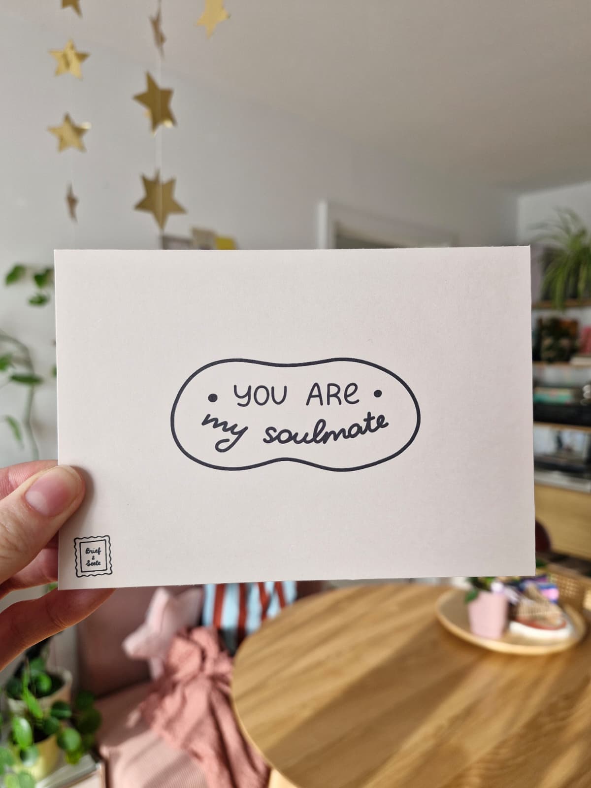 Postkarte "you are my soulmate"