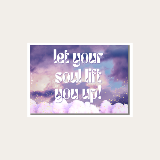 Postkarte "Soul lift up!"