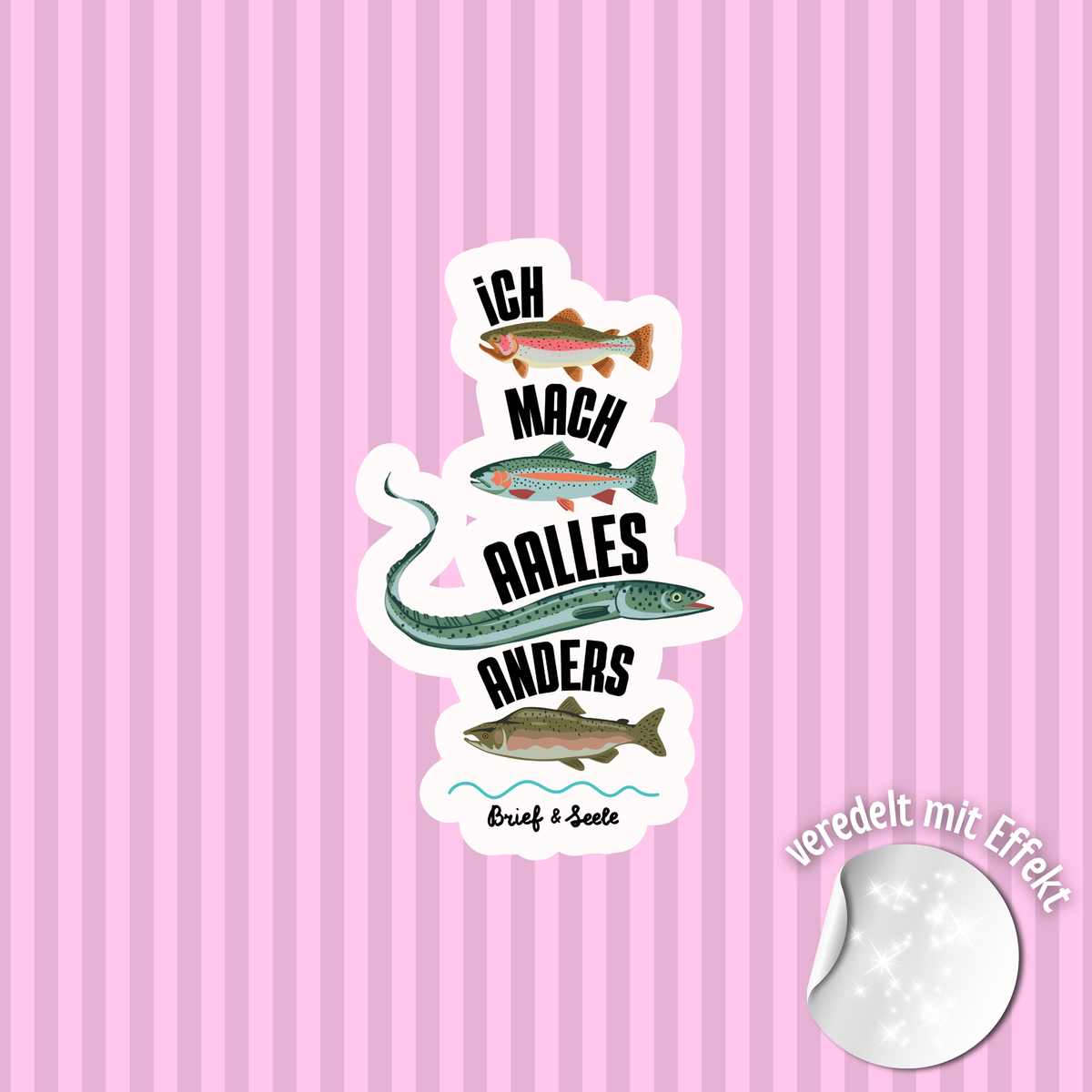 Sticker "Aalles anders"