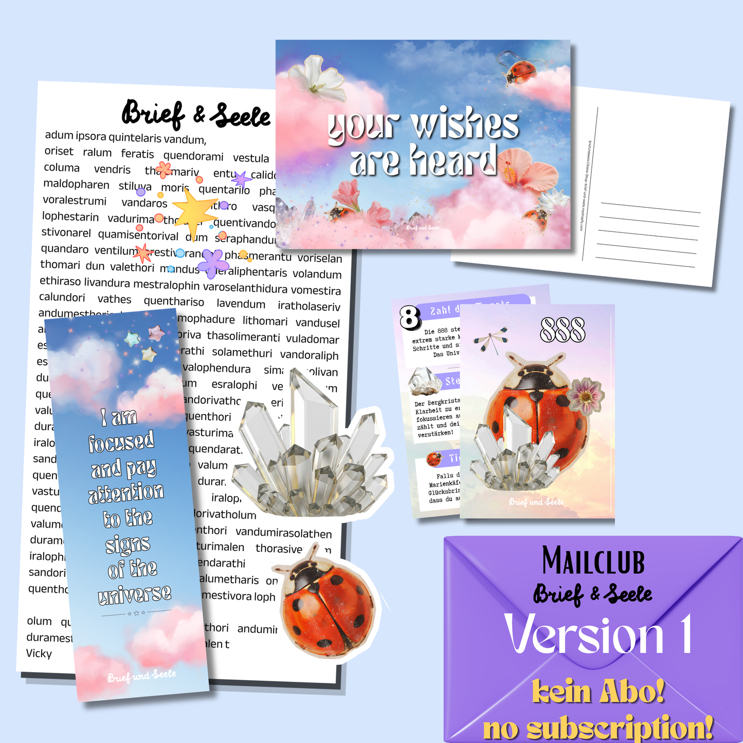 The August Letter Club (subscription-free)