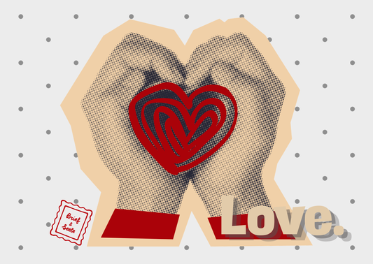 Postkarte "Lovely Hands"