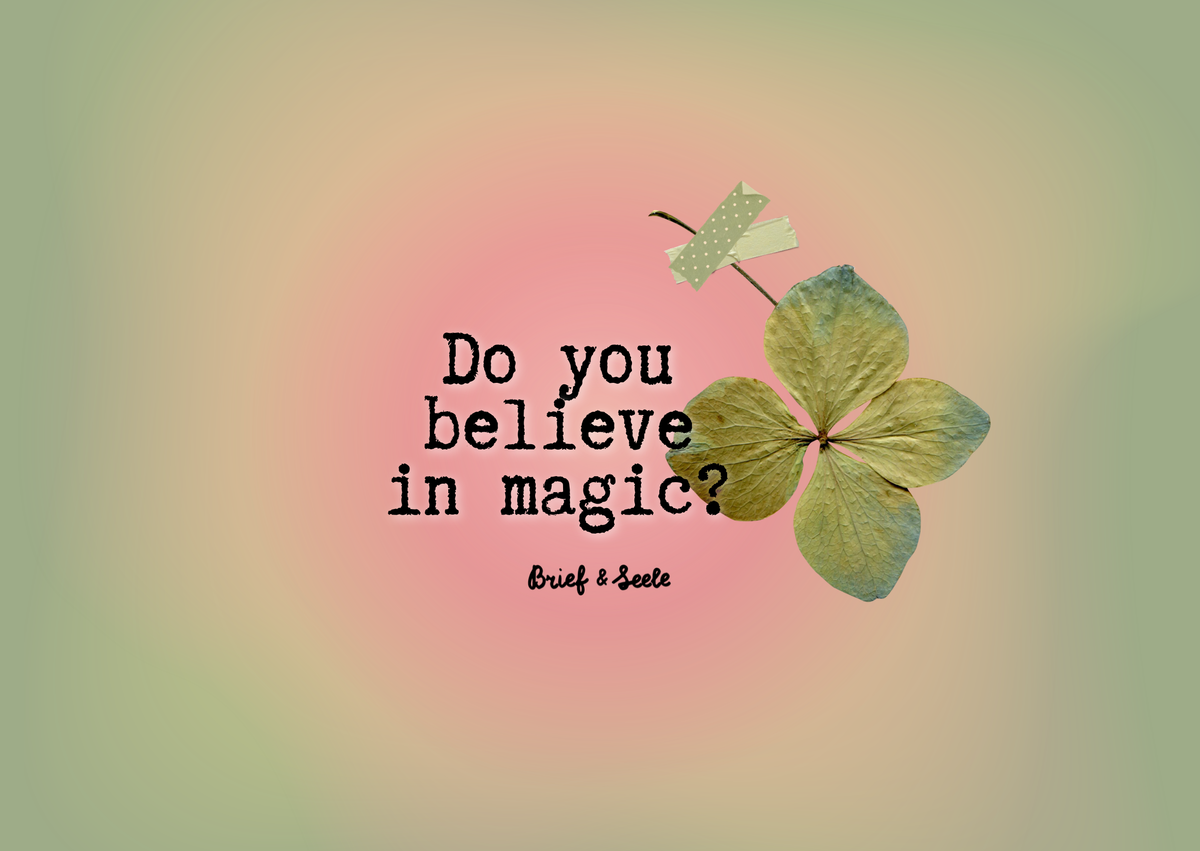 Postkarte "do you believe in magic"
