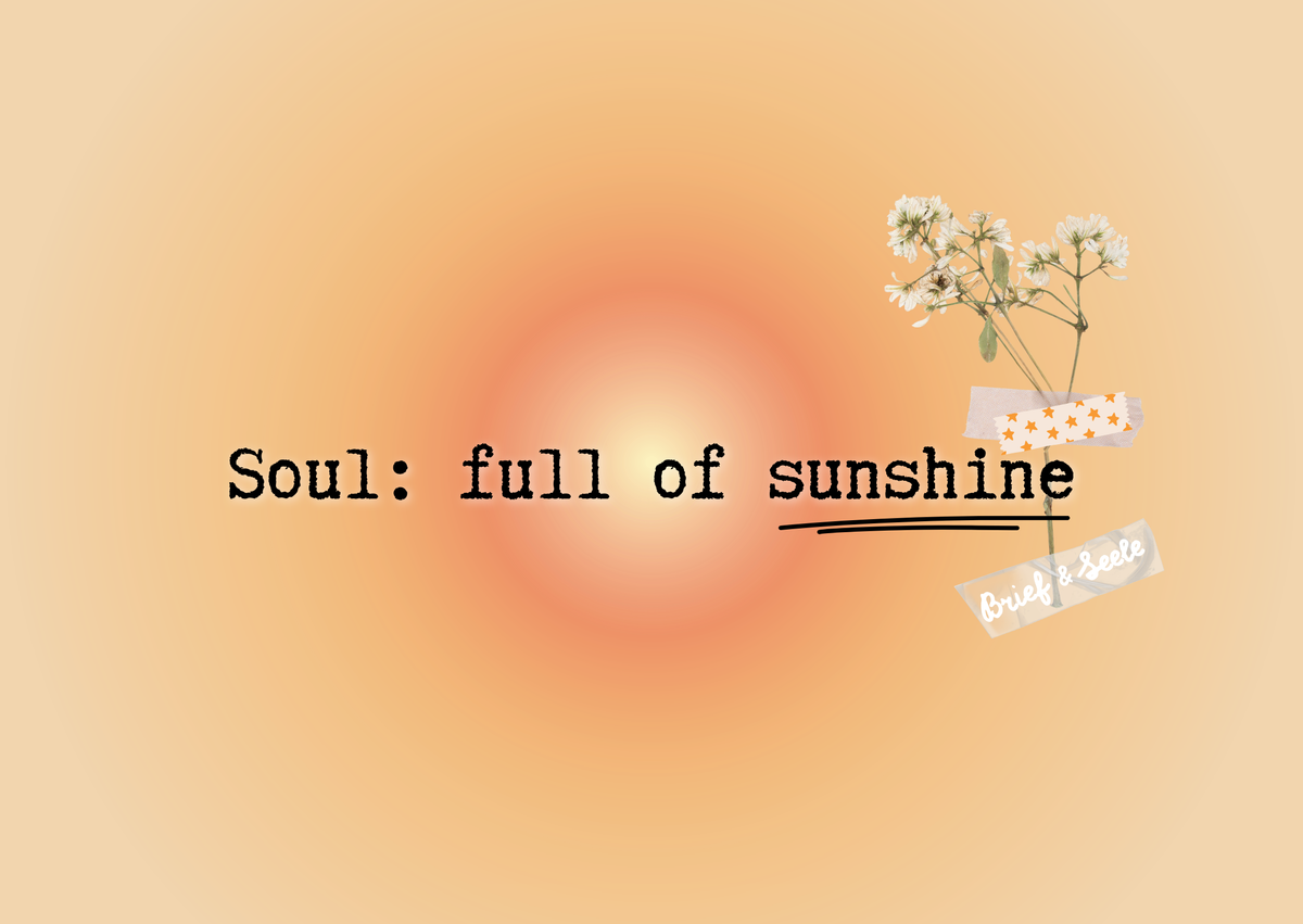Postkarte "Soul full of sunshine"