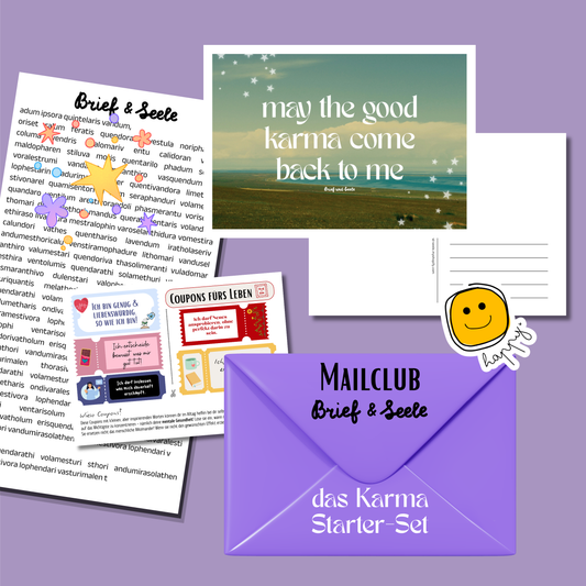 Briefclub - das Karma-Starter-Set