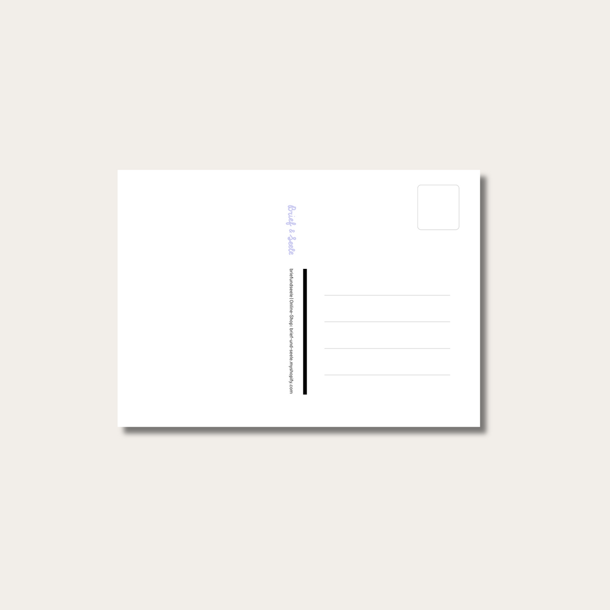 Postkarte "be nice to yourself"