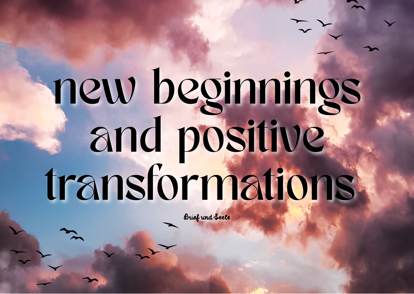 Postkarte "Beginnings and Transformations"