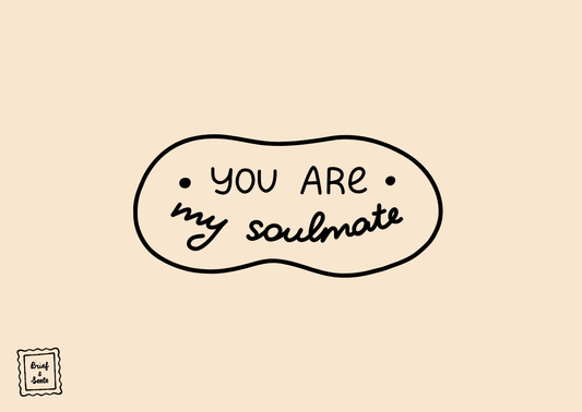 Postkarte "you are my soulmate"